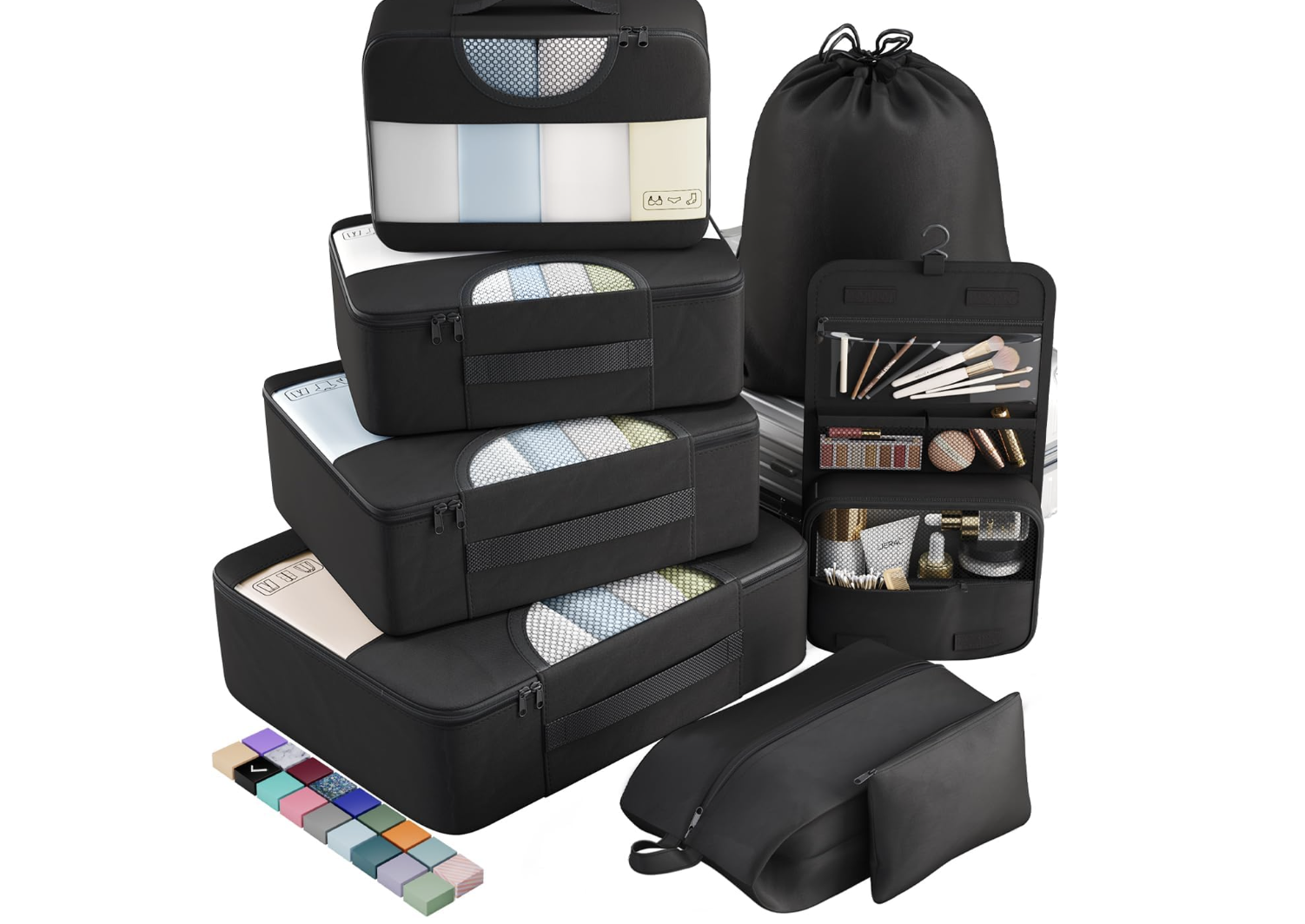 Veken 8 Set Packing Cubes for Travel Essentials 